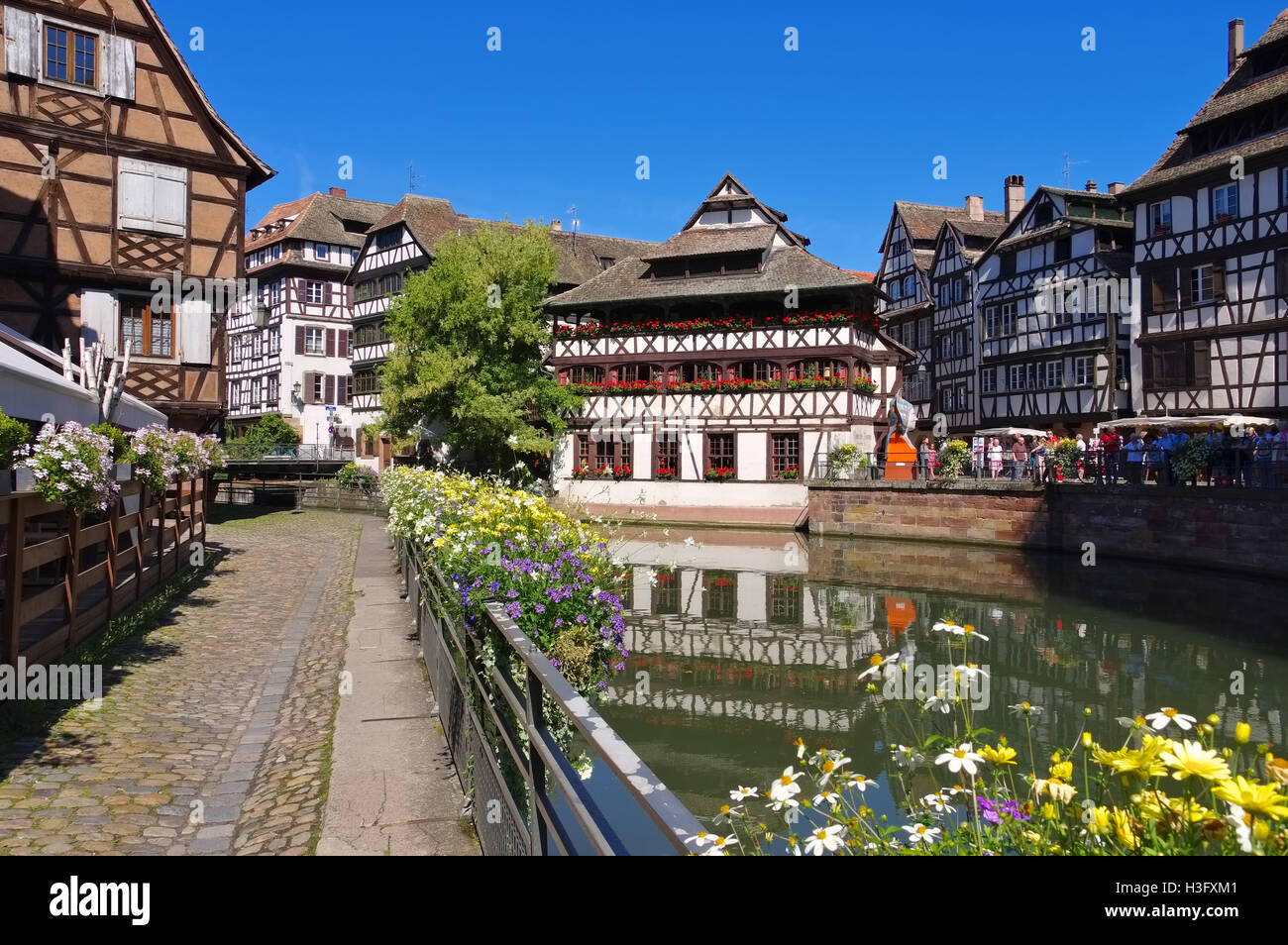Strasbourg Petite France im Elsass, Frankreich - Strasbourg Petite France en Alsace, France Banque D'Images