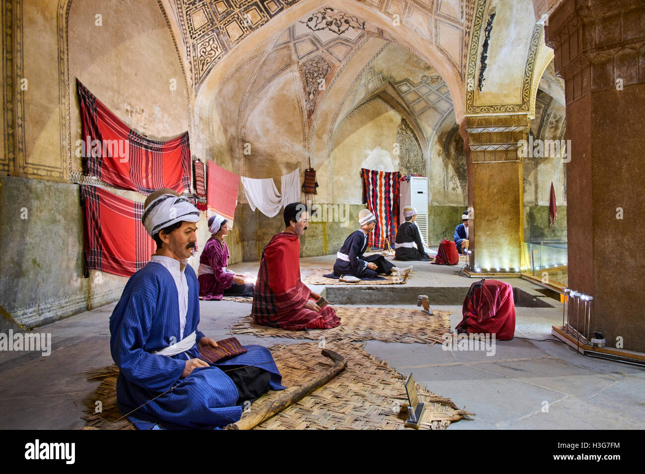 L'Iran, la province du Fars, Shiraz, Vakil bathhouse, hammam Banque D'Images