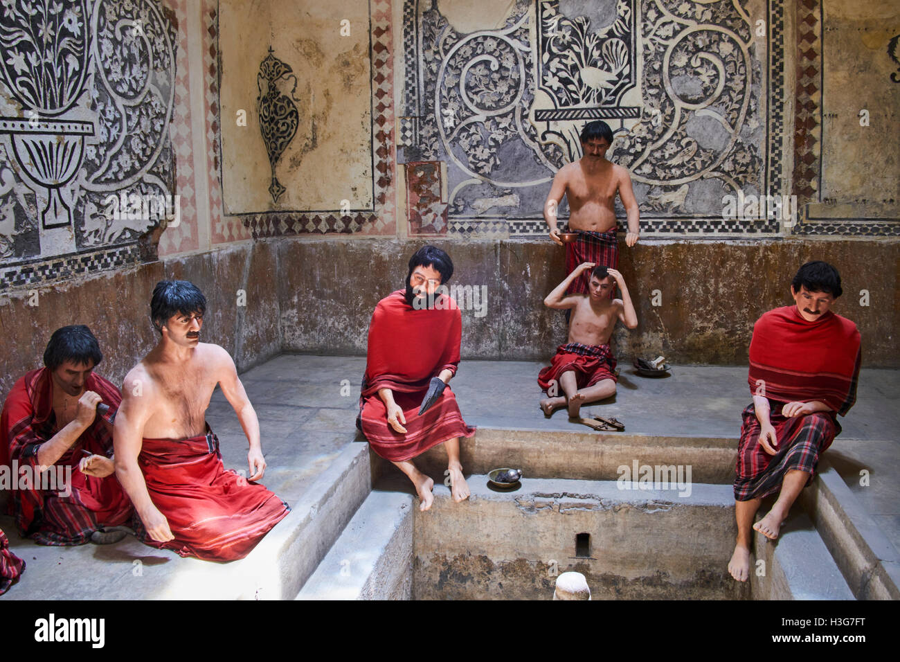 L'Iran, la province du Fars, Shiraz Vakil bathhouse hammam Banque D'Images
