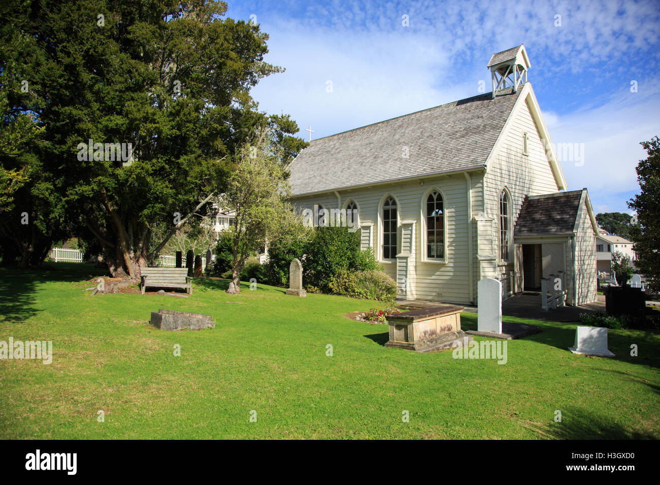 Christ Church à Russell, Dans La Baie Des îles Est La Plus Ancienne 