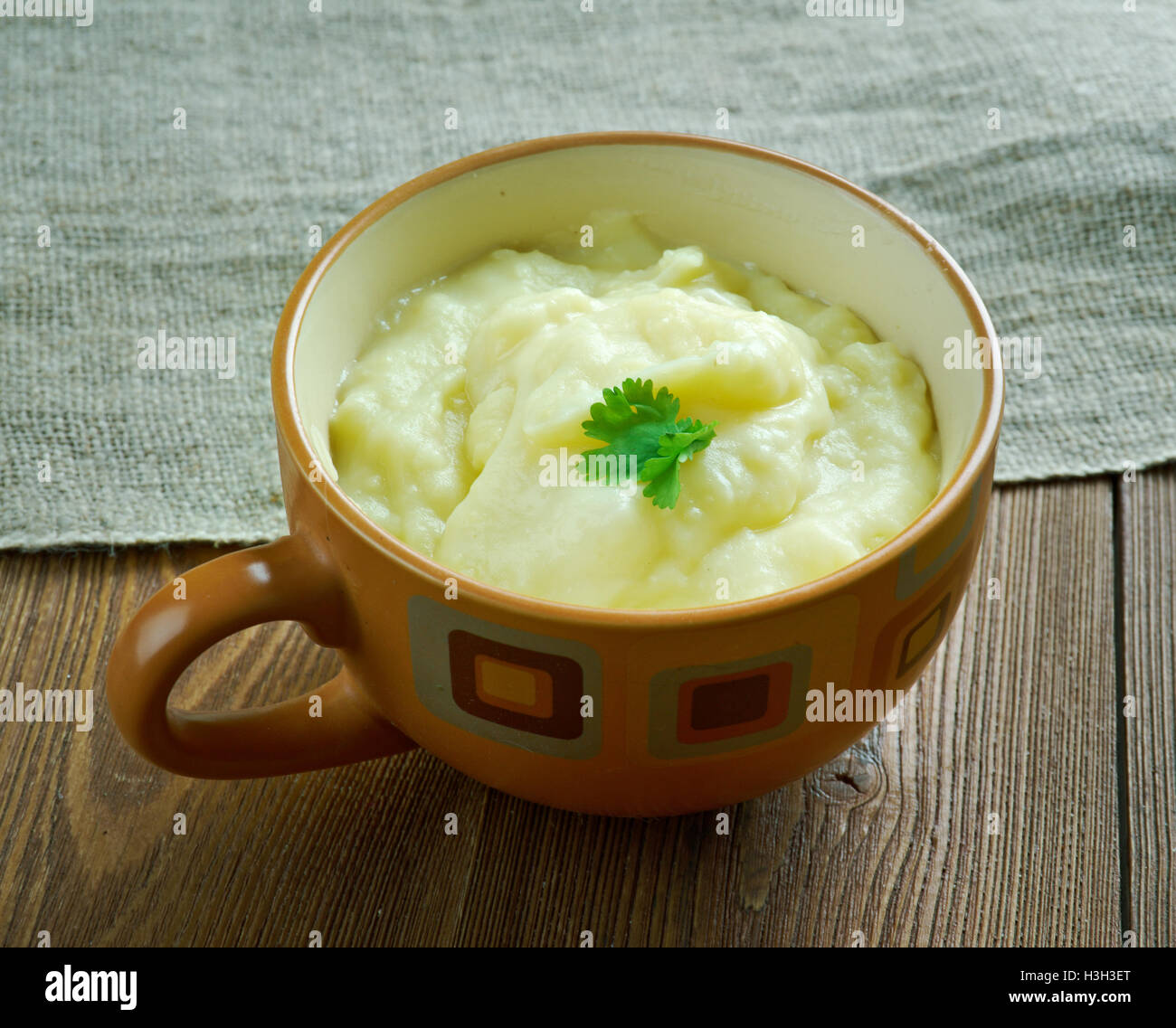 Purée de pommes de terre Perunamuusi dans le style finlandais Banque D'Images