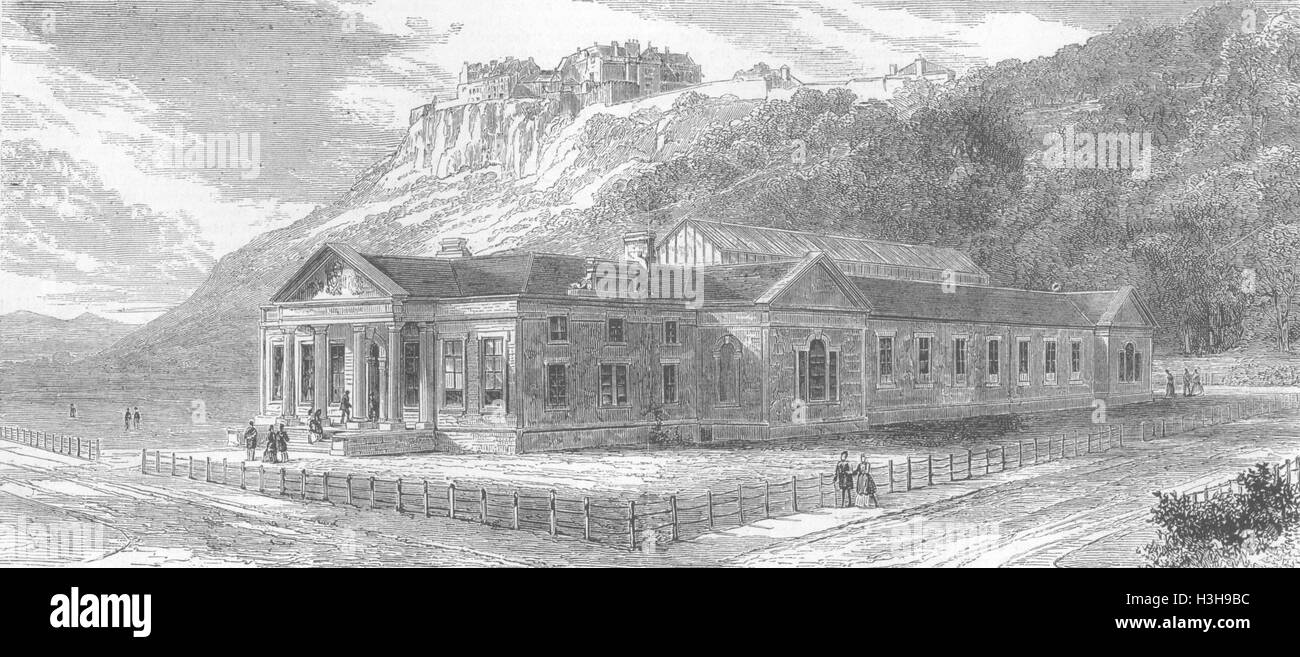 L'ECOSSE Stirling Smith Museum & Art Gallery 1874. Le graphique Banque D'Images
