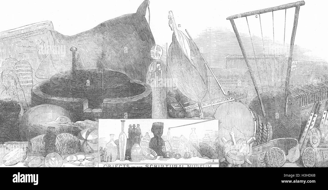 Bas-relief décoratif, Lord Herbert Statue de 1867. Illustrated London News Banque D'Images