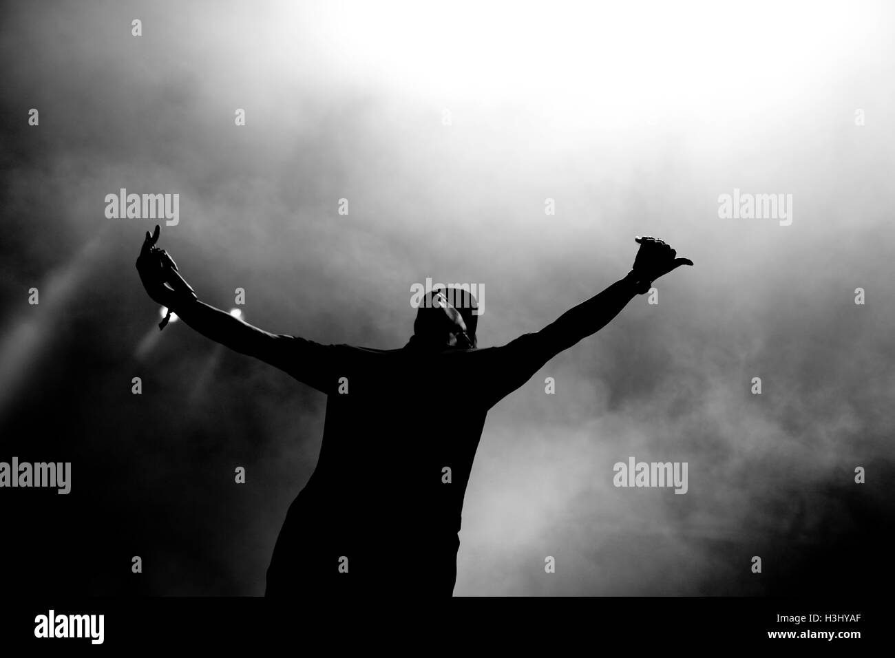 BENICASSIM, ESPAGNE - 17 juillet : Chase & Status (production de musique électronique britannique la bande de duo) effectue au Festival. Banque D'Images