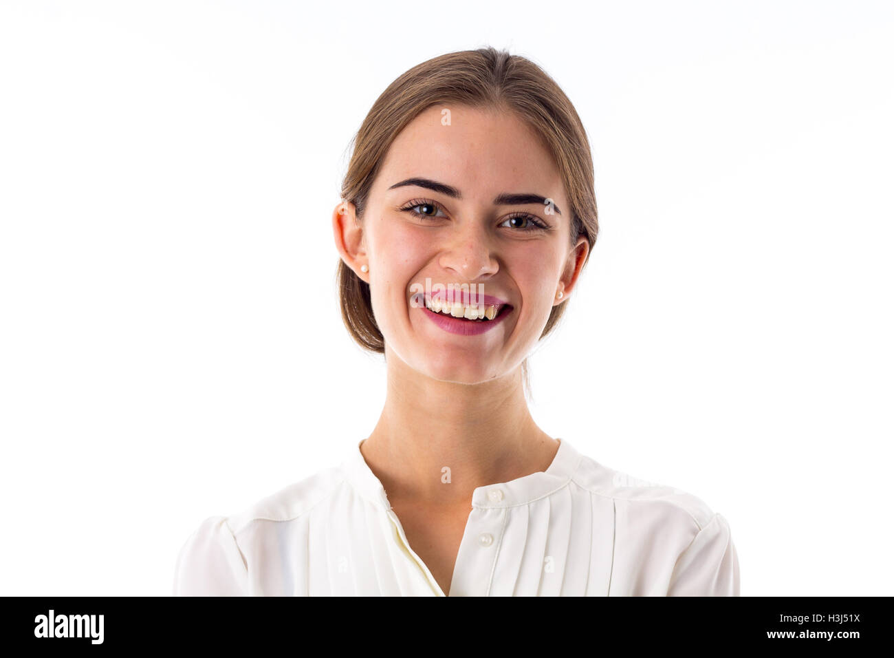 Young woman smiling Banque D'Images