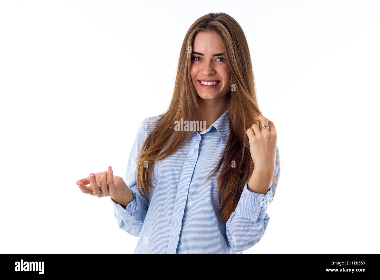 Young woman smiling Banque D'Images