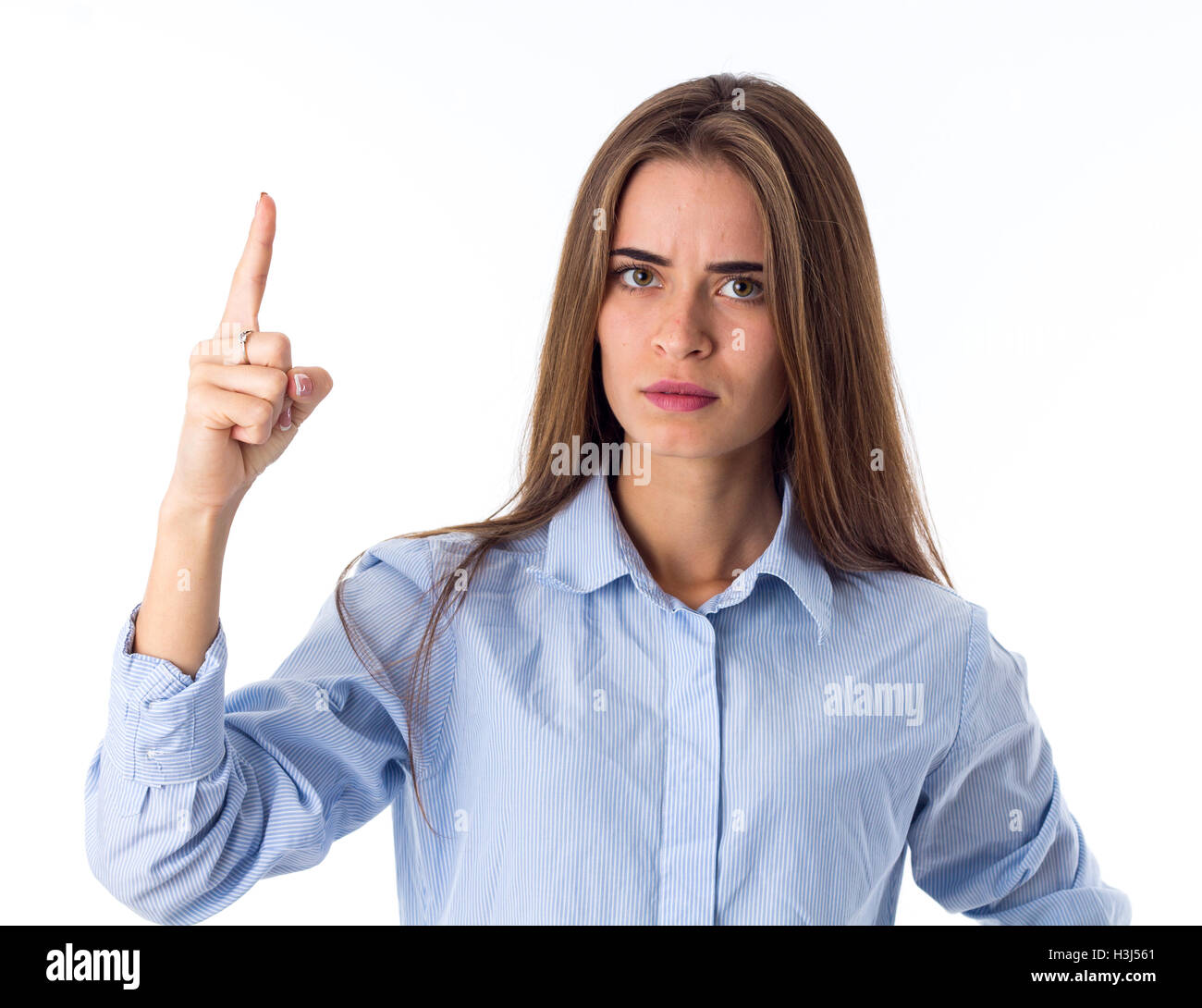 Jeune femme punir Banque D'Images