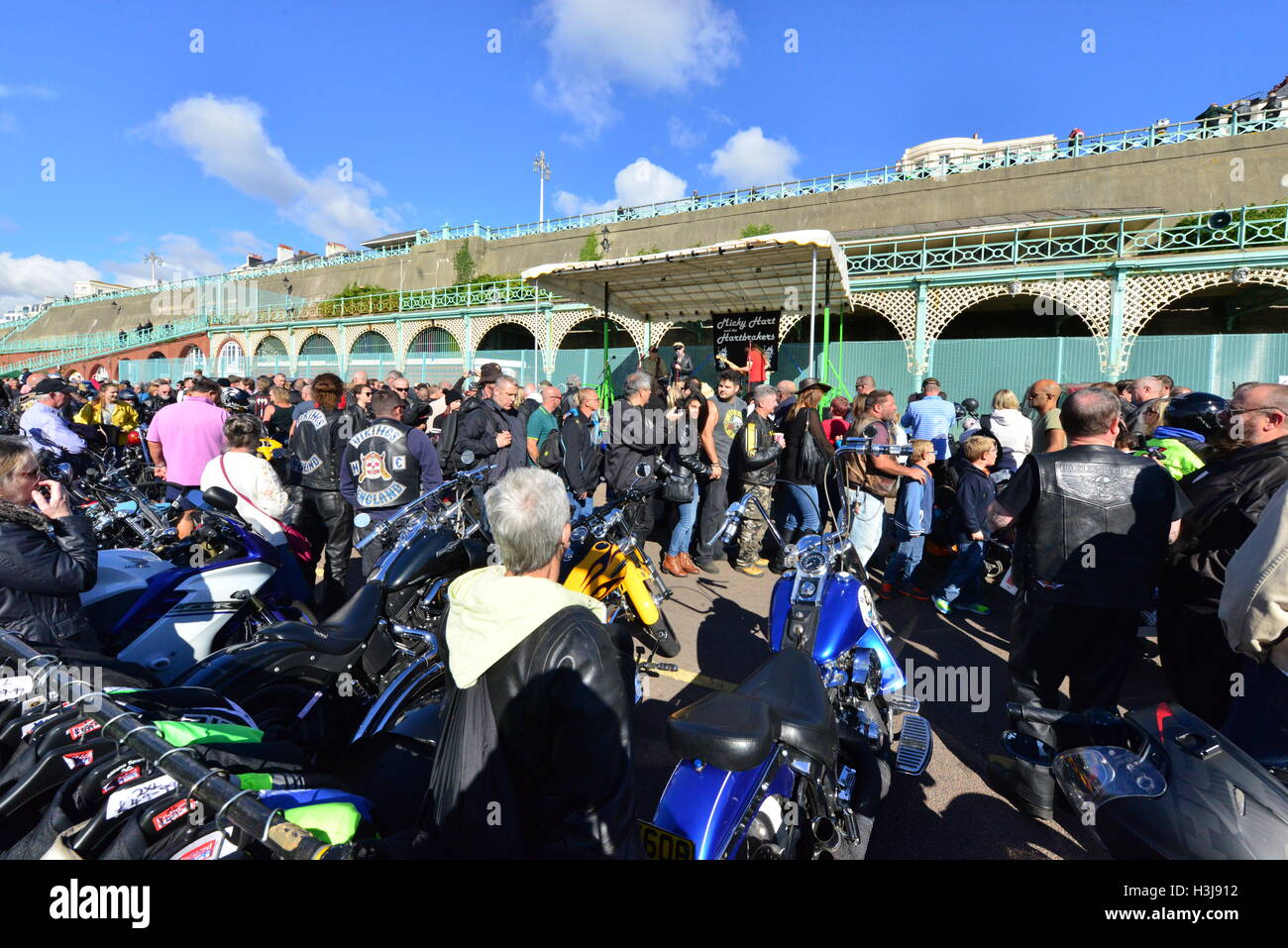 Brightona bike festival à Madère de Brighton en voiture. Banque D'Images