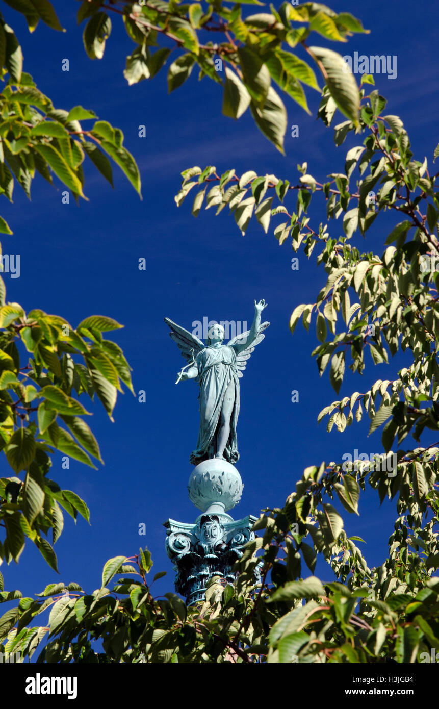 Ivar huitfeldt,colonne,memorial langelinie,la grande guerre du nord,1710,marine,off Stevns,dannebrog Banque D'Images