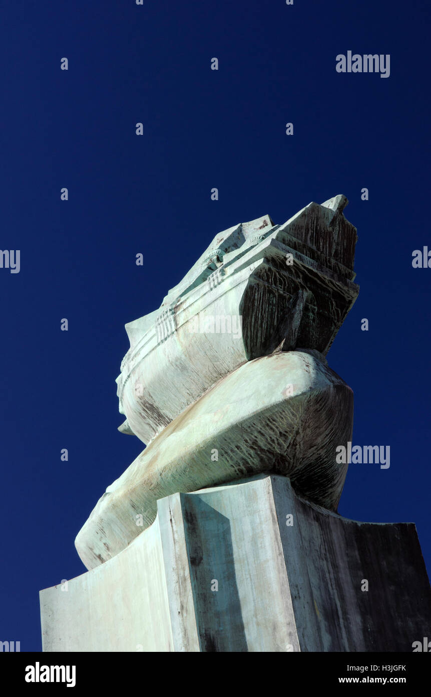 Monument à maritime premier colons suédois sur le sol américain Banque D'Images