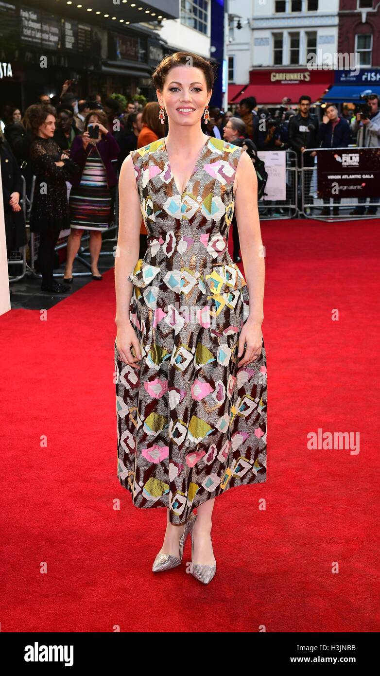 Jessica Oyelowo participant à la 60e BFI London Film Festival de reine de Katwe au cinéma Odeon de Londres. Banque D'Images