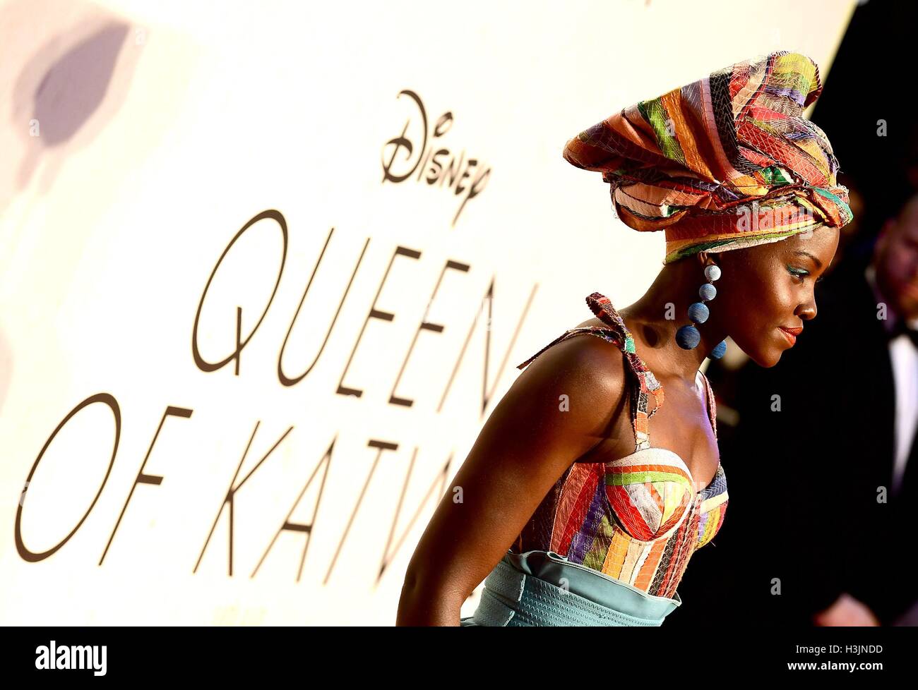 Lupita Nyong'o Participation à la 60e BFI London Film Festival de reine de Katwe au cinéma Odeon de Londres. Banque D'Images