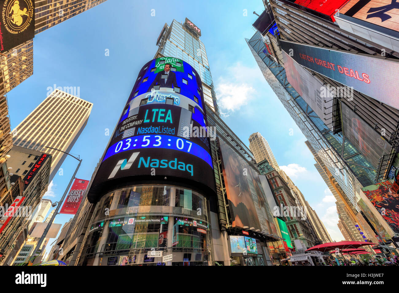 Times Square à new york Banque D'Images