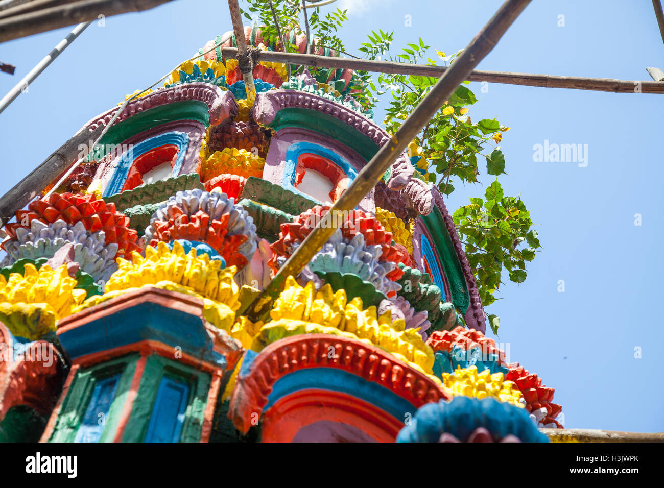 Chaturshrungi temple à Pune Banque D'Images