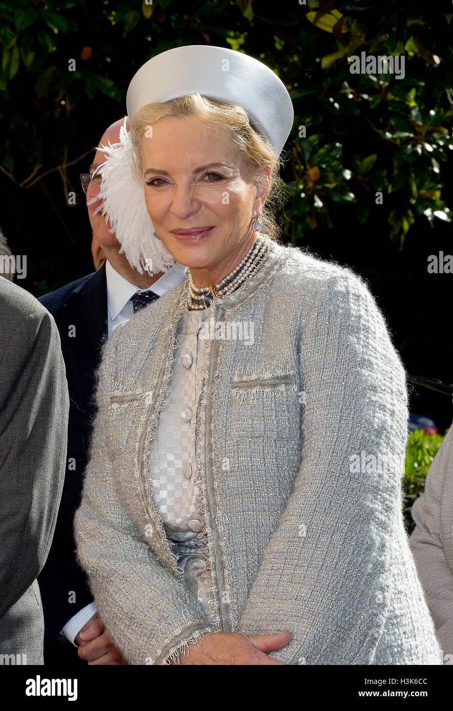 Tirana, Albanie. 09Th Oct, 2016. La princesse Michael de Kent Mariage Royal de S.A.R. le Prince Leka II de l'Abanians et Mlle Elia Zaharia, le 8 octobre 2016, Tirana, Albany 08-10- 2016 Photo : Albert Nieboer//Point de vue - pas de fil - SERVICE/dpa/Alamy Live News Banque D'Images