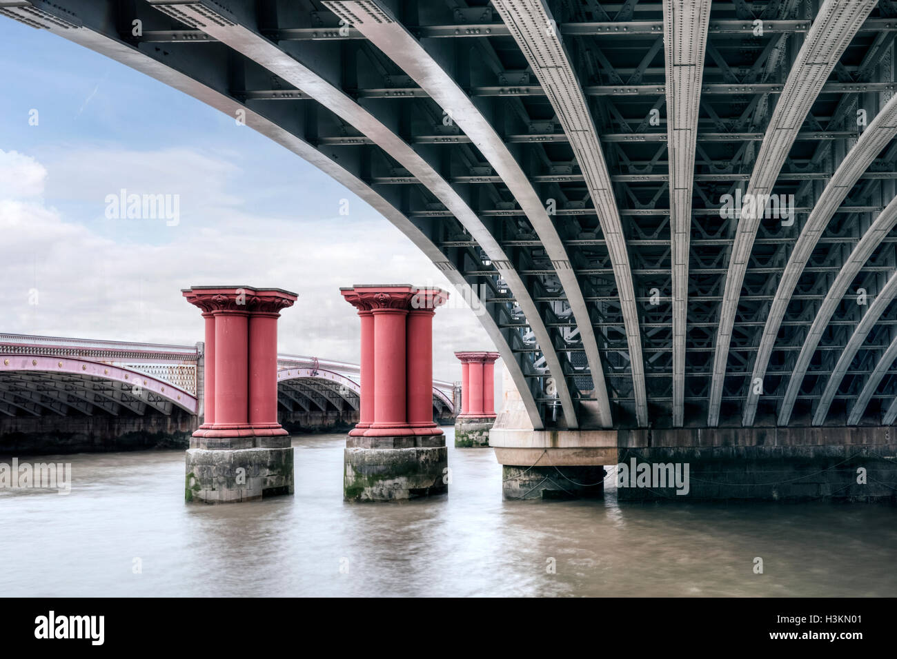 Blackfriars Bridge, London, England, UK Banque D'Images