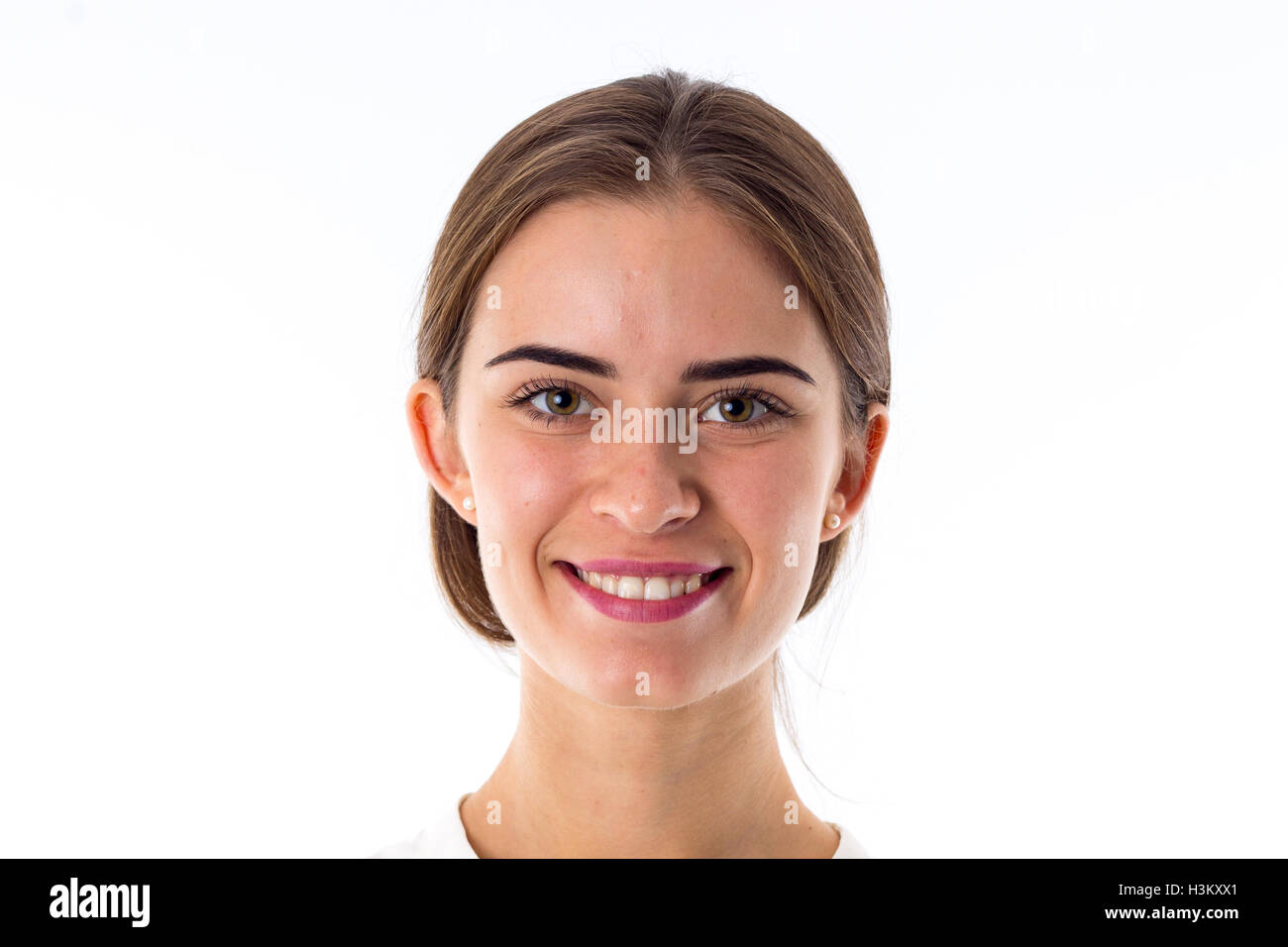 Young woman smiling Banque D'Images