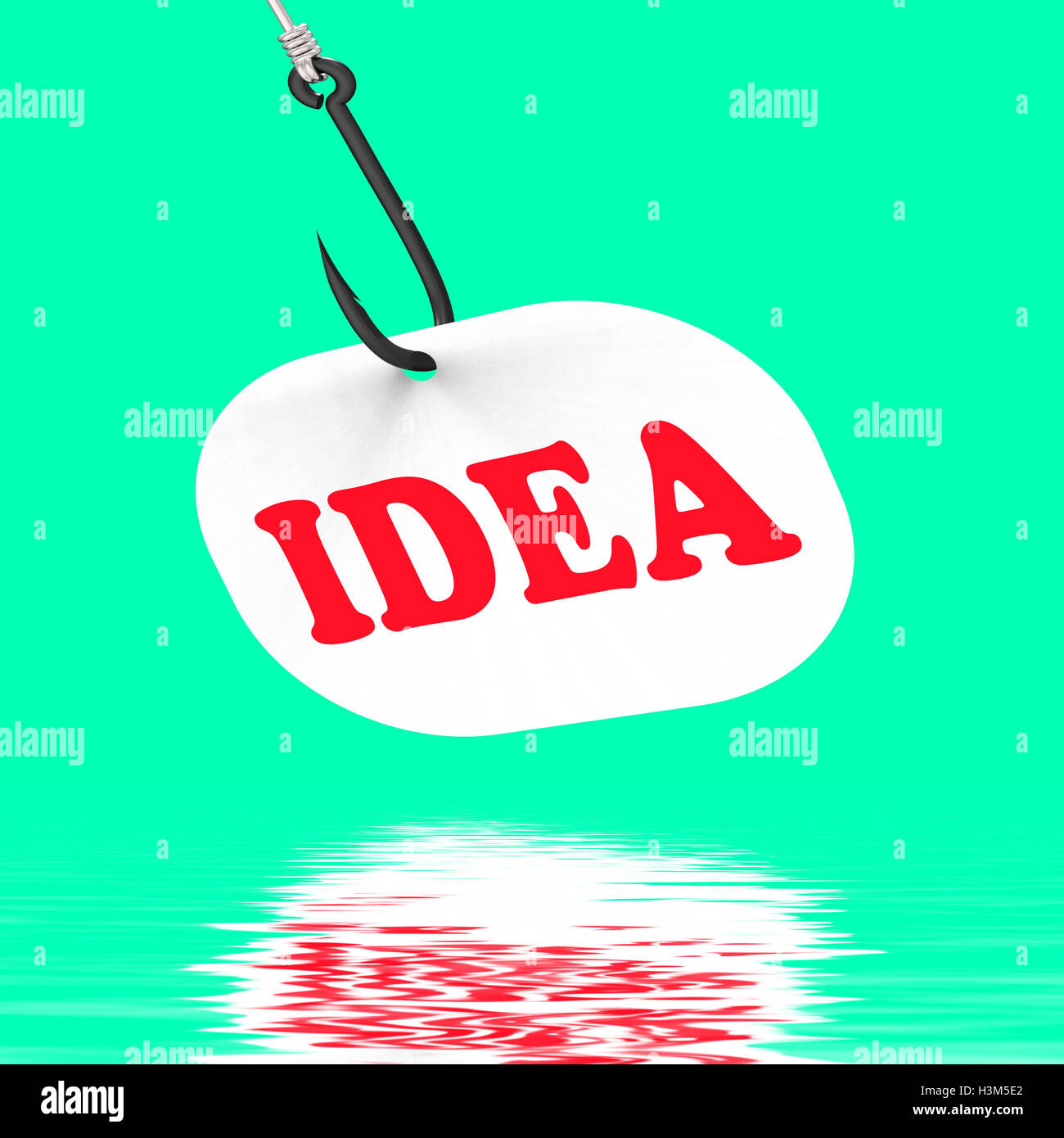 Idée de l'arbre affiche des innovations et de la créativité Banque D'Images