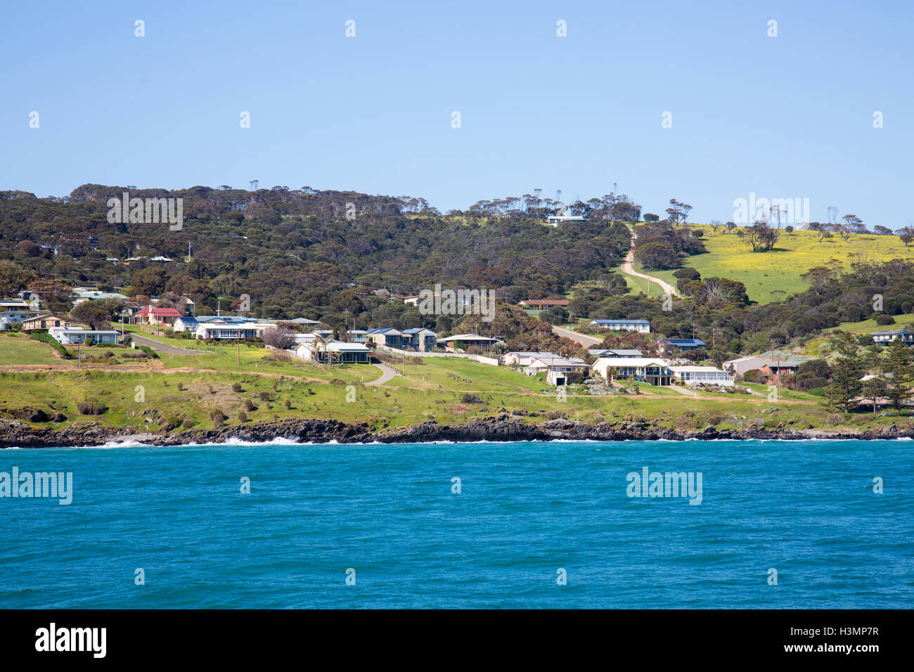 Ville de Penneshaw sur Kangaroo Island, Australie du Sud Banque D'Images