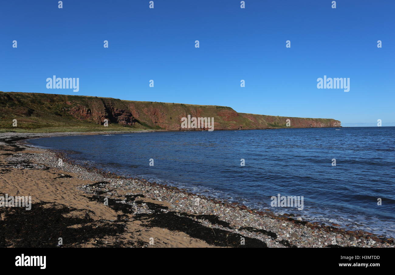 Carlingheugh Bay Angus Scotland Octobre 2016 Banque D'Images