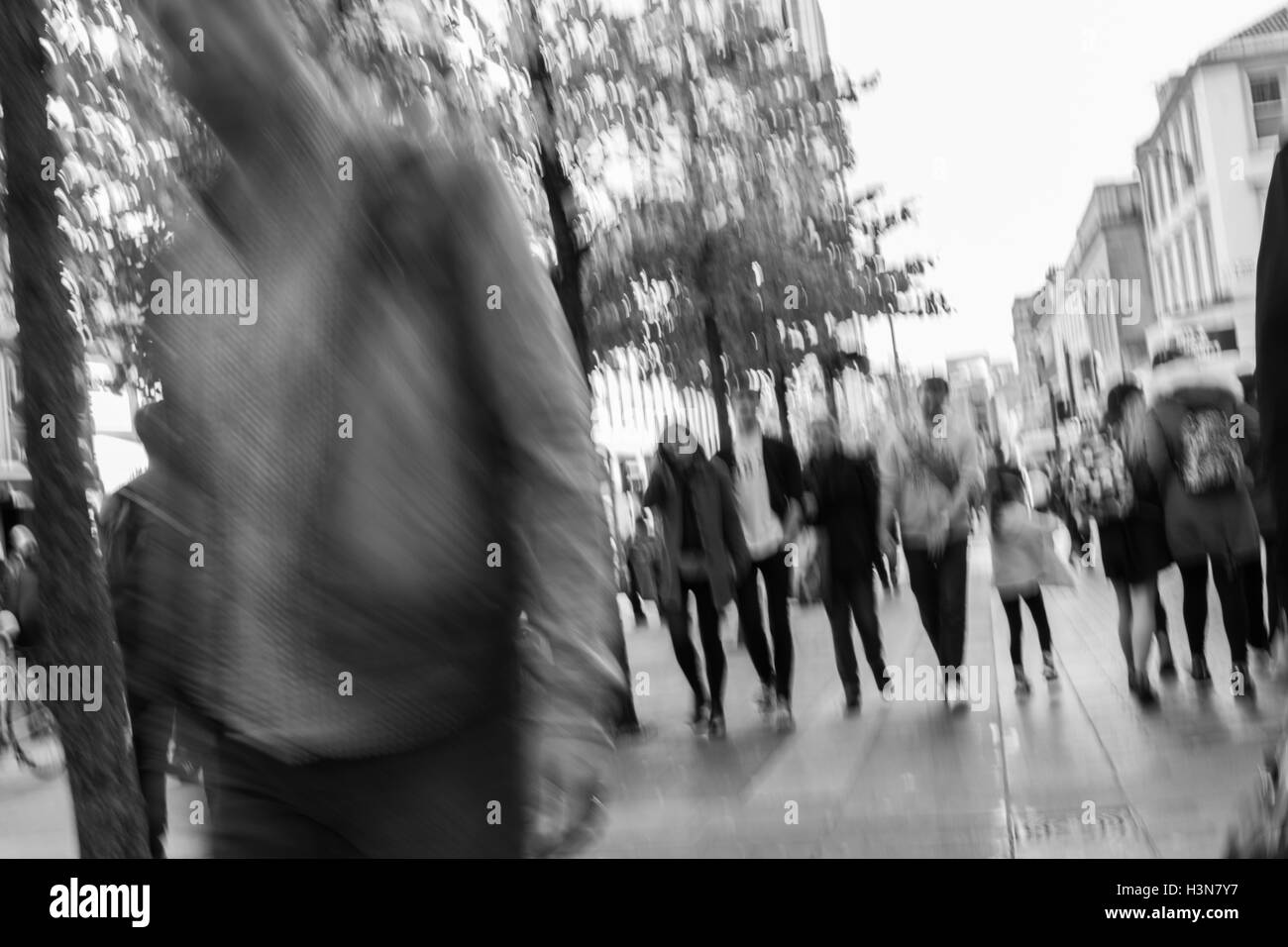 La Photographie de rue de Glasgow Banque D'Images