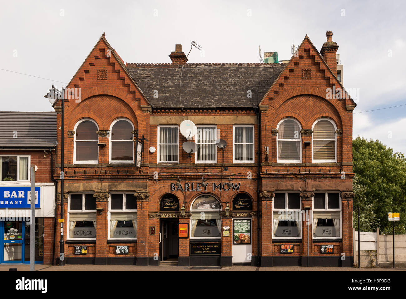 Barley Mow Pub à Runcorn, Cheshire, Royaume-Uni Banque D'Images