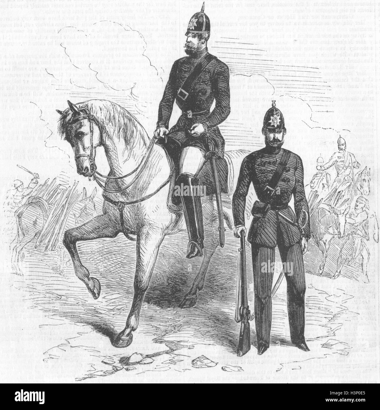MILITARIA Les Tatars de Canada 1855. Illustrated Times Banque D'Images