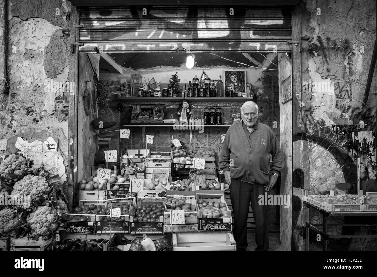 L'Italie, la Sicile, Palerme Vucciria, Banque D'Images