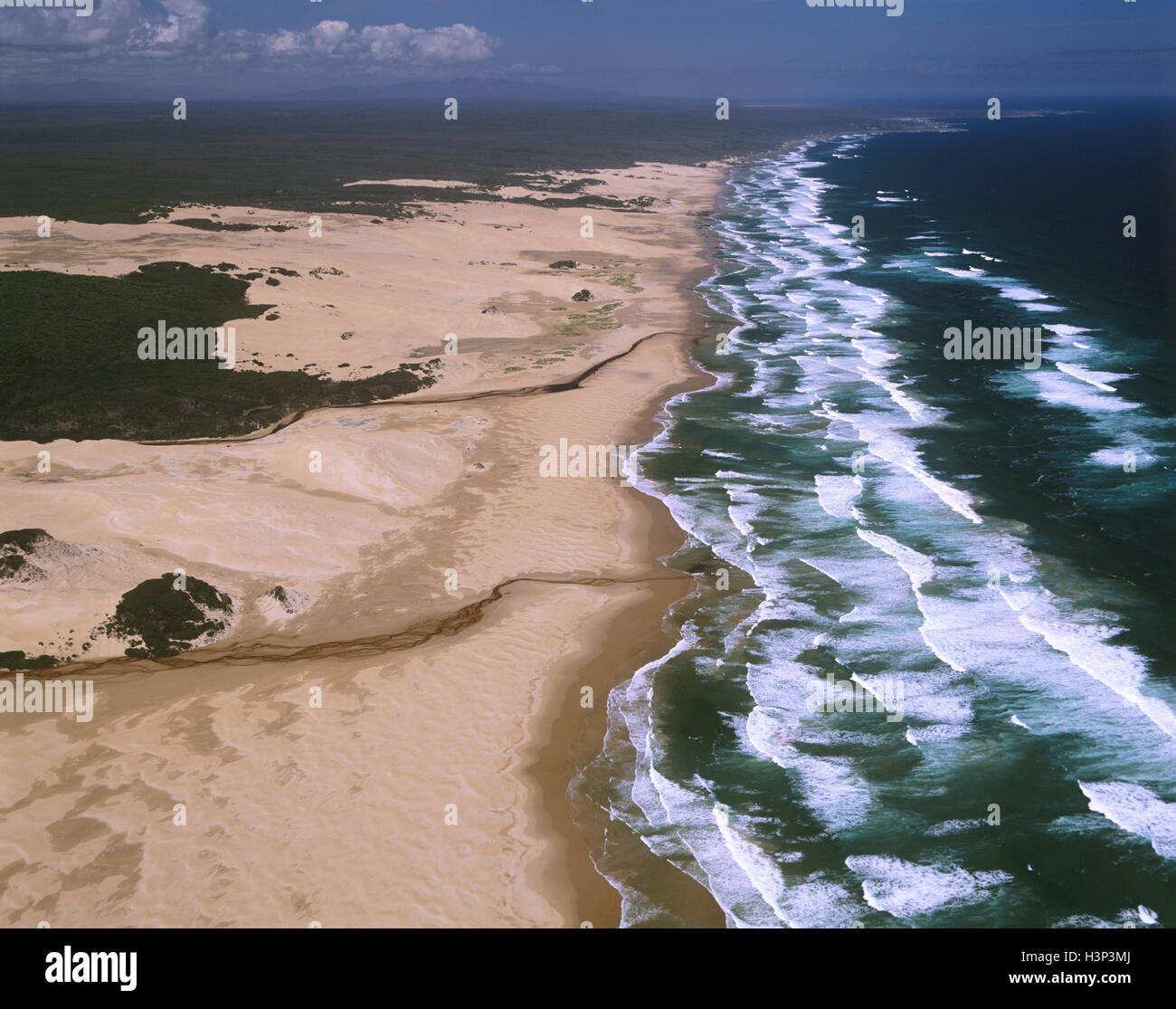 Arthur-pieman de conservation au sud du cap de Sable. Banque D'Images