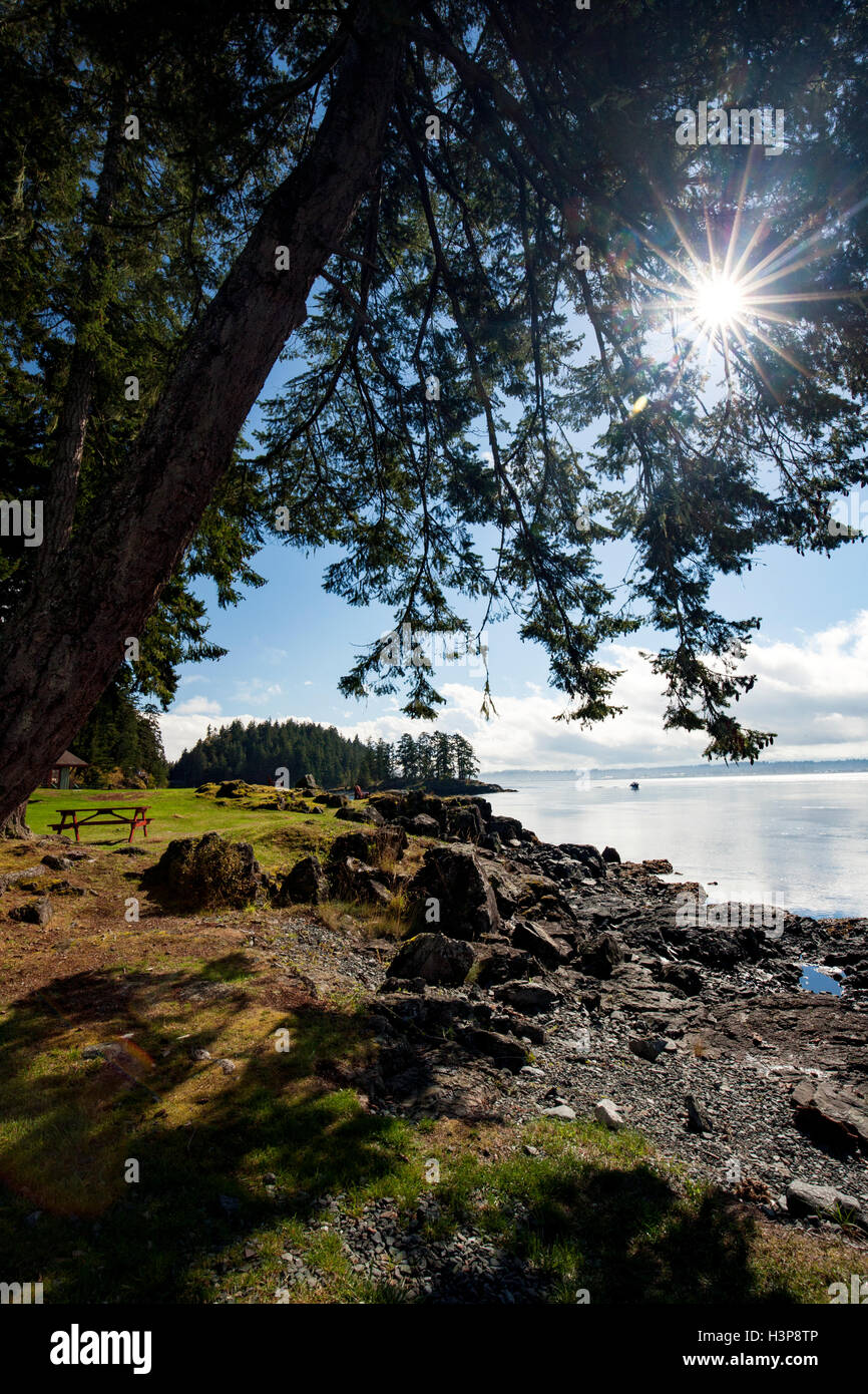 April Point Resort & Spa - Quadra Island (près de Campbell River, sur l'île de Vancouver en Colombie-Britannique (Canada) Banque D'Images