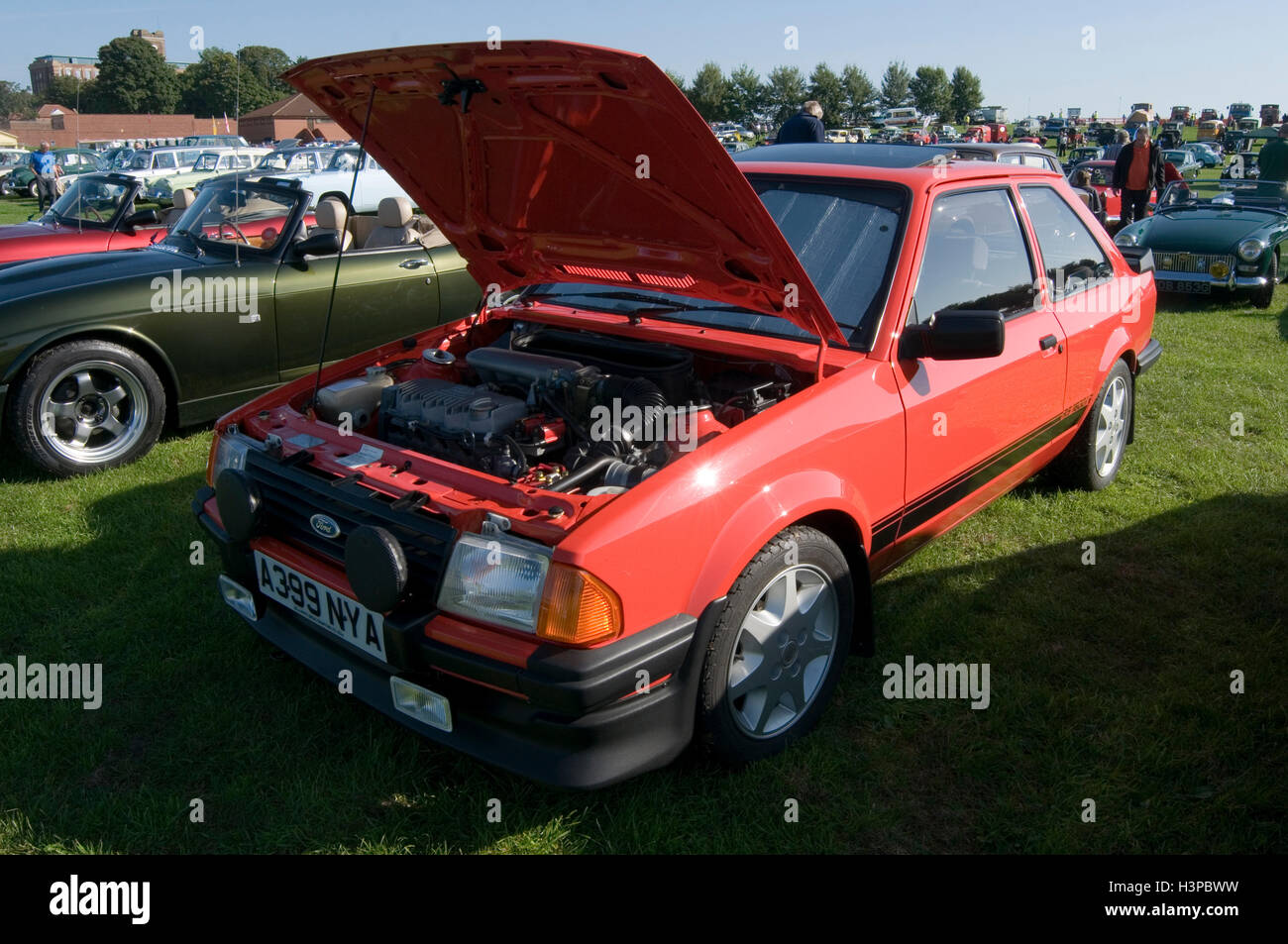 Ford ESCORT XR3 XR3i berline bicorps chaude 80s 1980s Banque D'Images