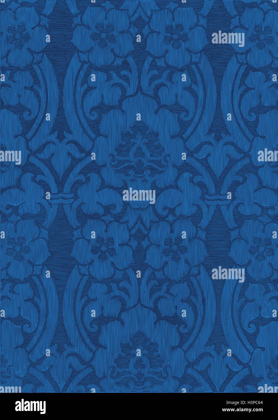 Télécharger gratuitement Images Bleu Fonce A Rayures Motif Floral Abstrait Arriere Plan Vintage dernière par