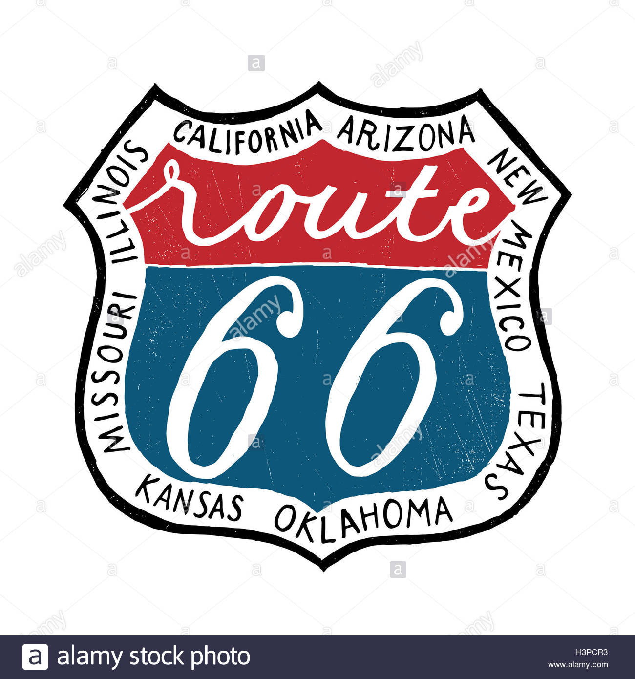 Rustique Route 66 Road Sign Vector Biker Imprimer La Liberte D Ecriture Signe Photo Stock Alamy