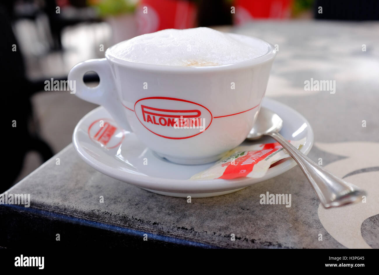 Palombini, du café italien marque, Bosa, Sardaigne, Italie Banque D'Images Palombini, du café italien marque, Bosa, Sardaigne, Italie Banque D'Images