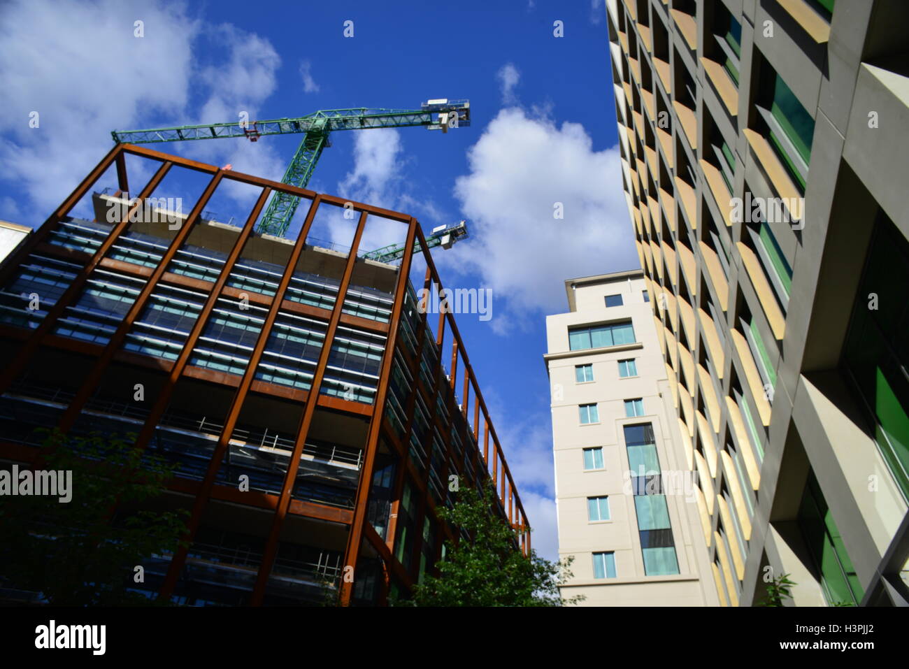 UK, Londres, Pancras Square Banque D'Images