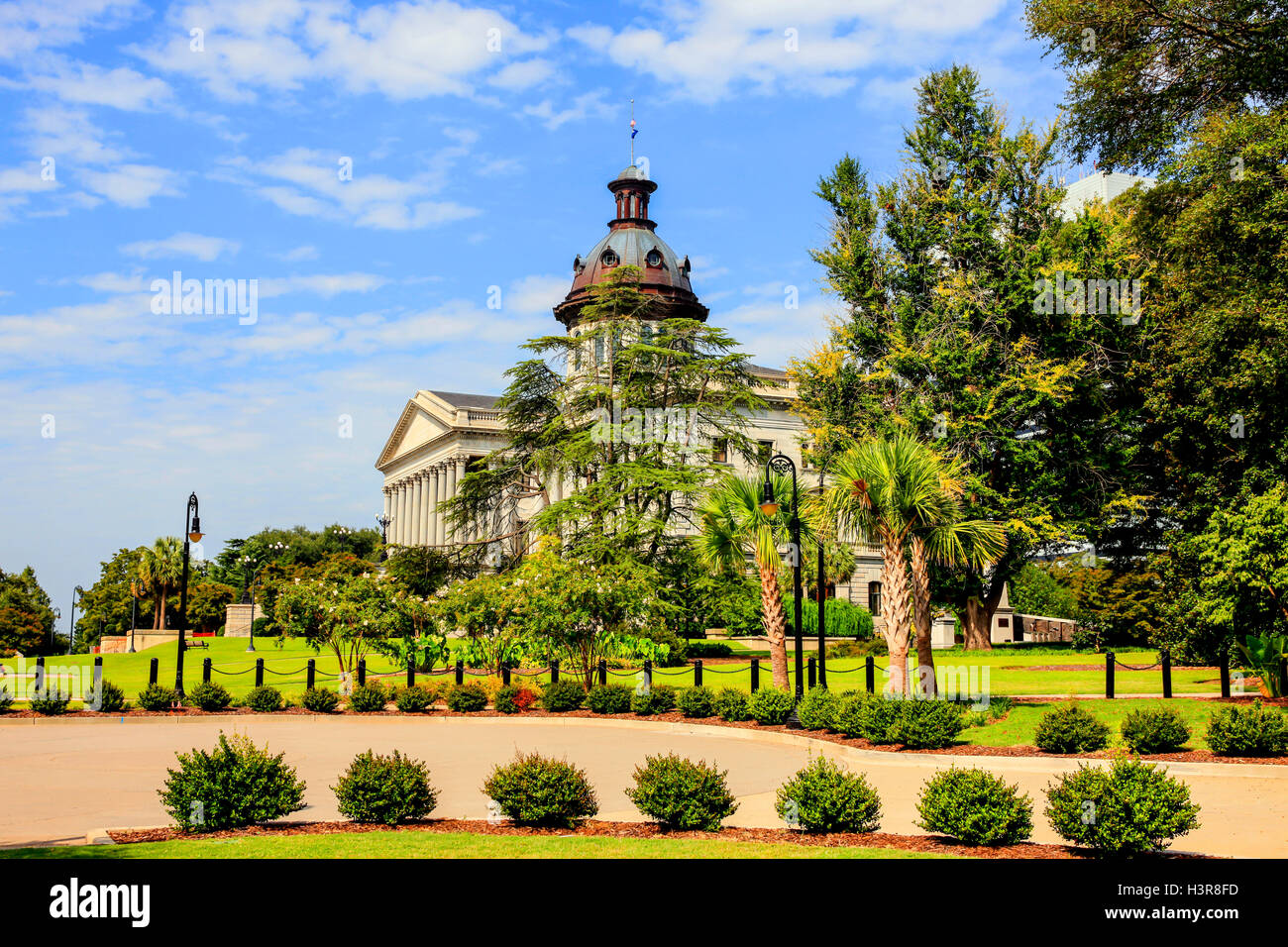 La Caroline du Sud à Columbia State Capitol building. Construit en 1855 dans le style néo-grec. Banque D'Images