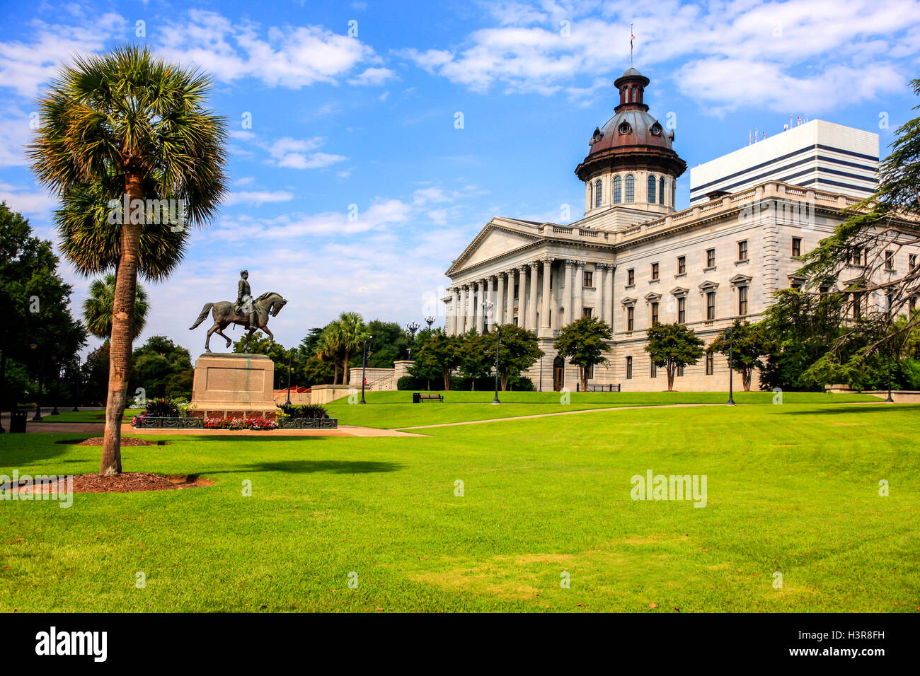 La Caroline du Sud à Columbia State Capitol building. Construit en 1855 dans le style néo-grec. Banque D'Images