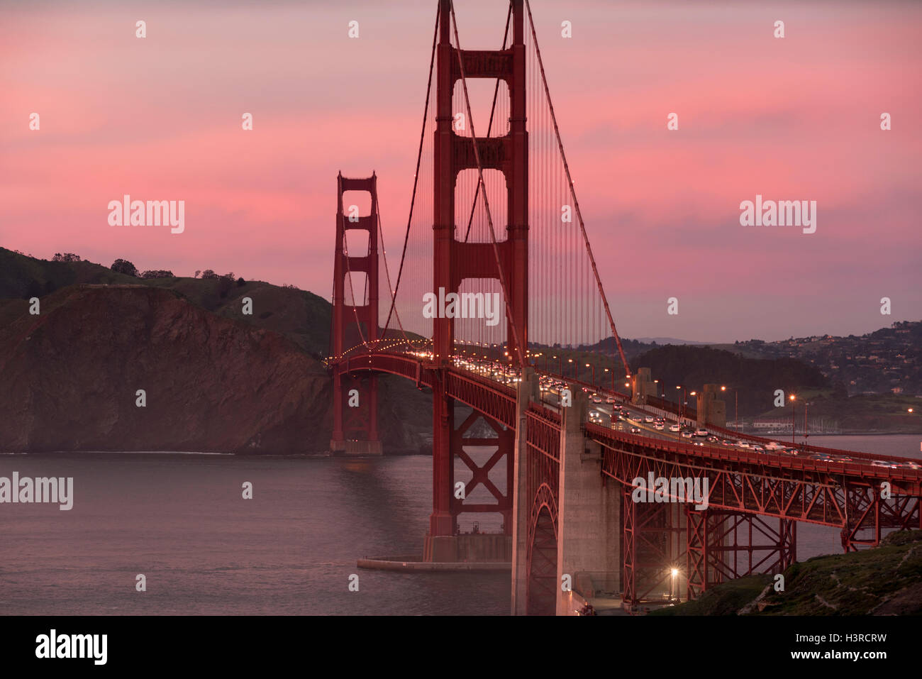 Golden Gate Bridge à San Francisco, Californie, USA Banque D'Images