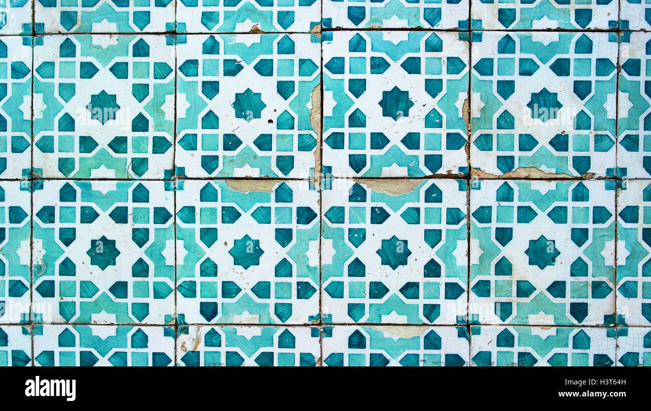 Azulejos, carreaux portugais Banque D'Images