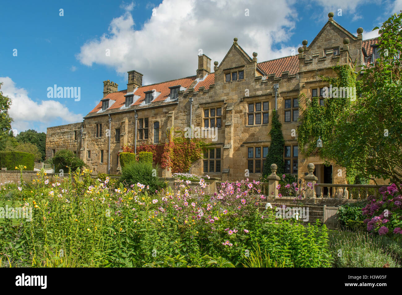 Residence, Mount Grace Priory, Staddle Bridge, Yorkshire, Angleterre Banque D'Images