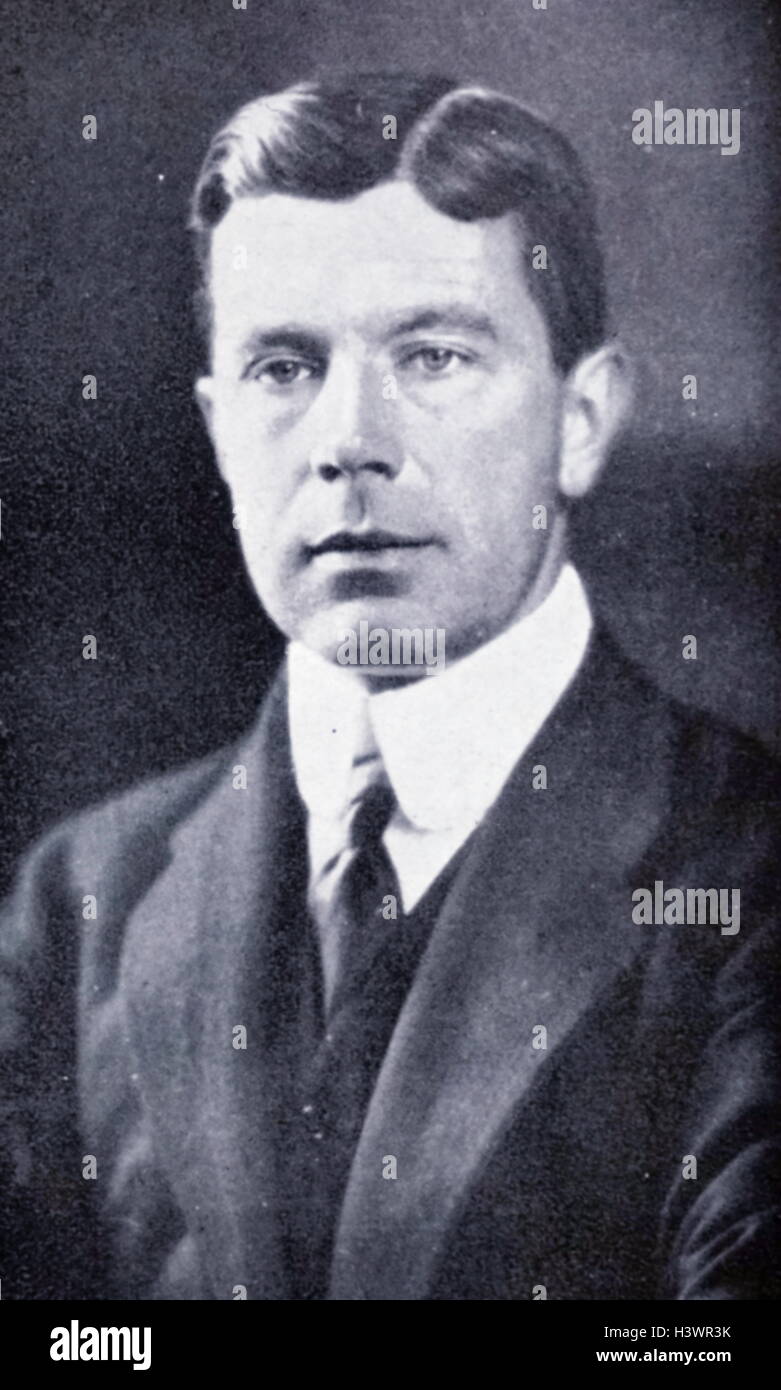 Photo de Prince Gustaf Adolf, duc de Västerbotten (1906-1947) un prince suédois et héritier du trône de Suède. En date du 20e siècle Banque D'Images