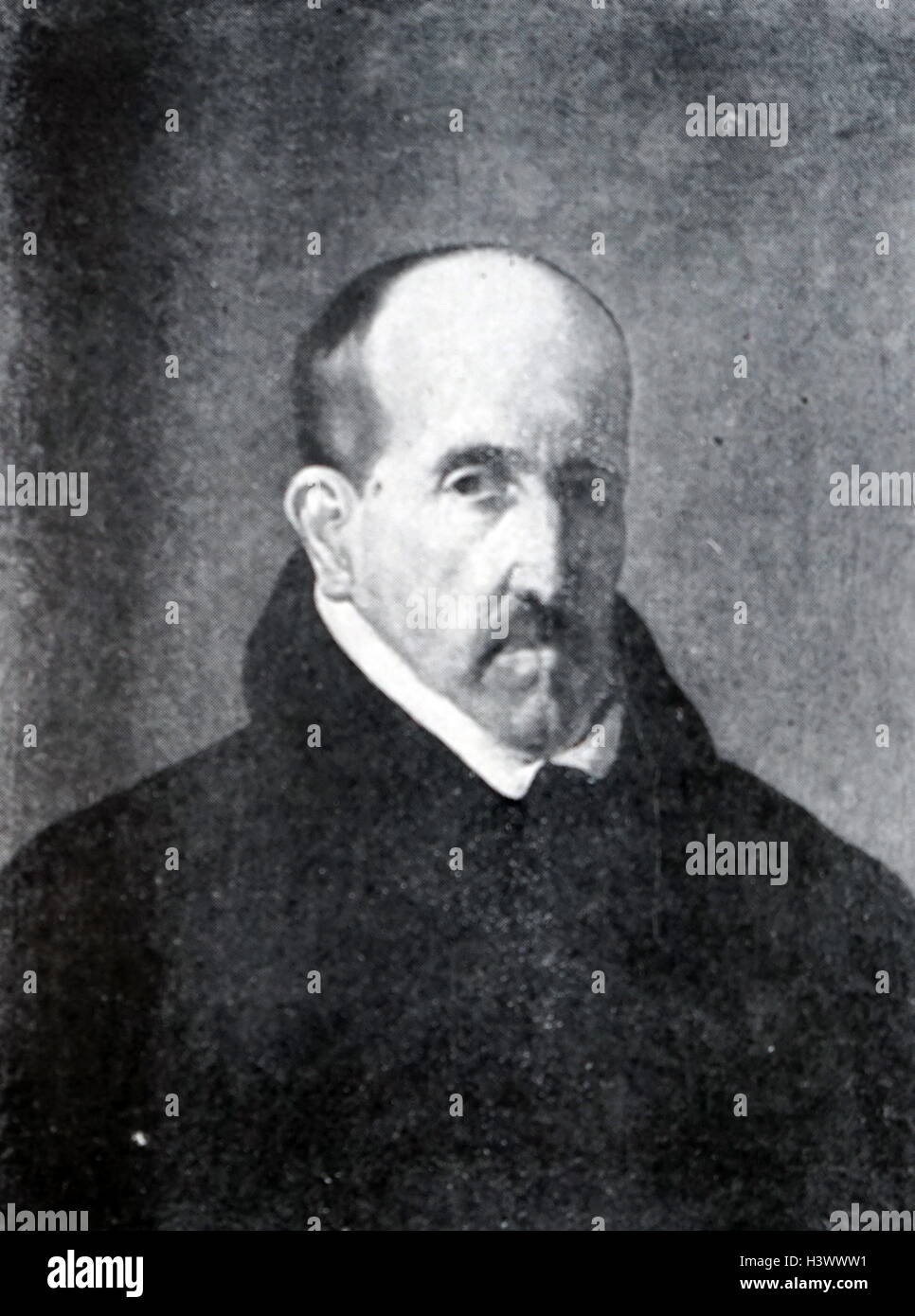 Portrait de Don Luis de Góngora (1561-1627), un poète lyrique baroque espagnol. Peintre par Diego Velázquez (1599-1660) un peintre espagnol. En date du 17e siècle Banque D'Images Portrait de Don Luis de Góngora (1561-1627), un poète lyrique baroque espagnol. Peintre par Diego Velázquez (1599-1660) un peintre espagnol. En date du 17e siècle Banque D'Images