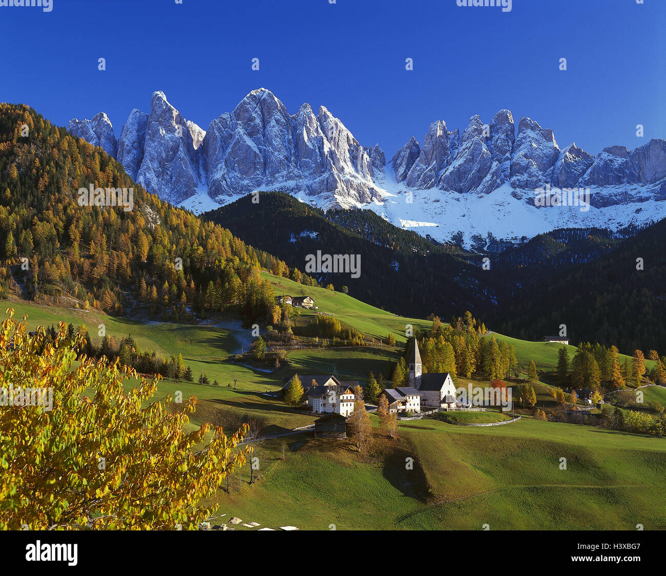 Litalie Le Tyrol Du Sud Villnößtal St Magdalena