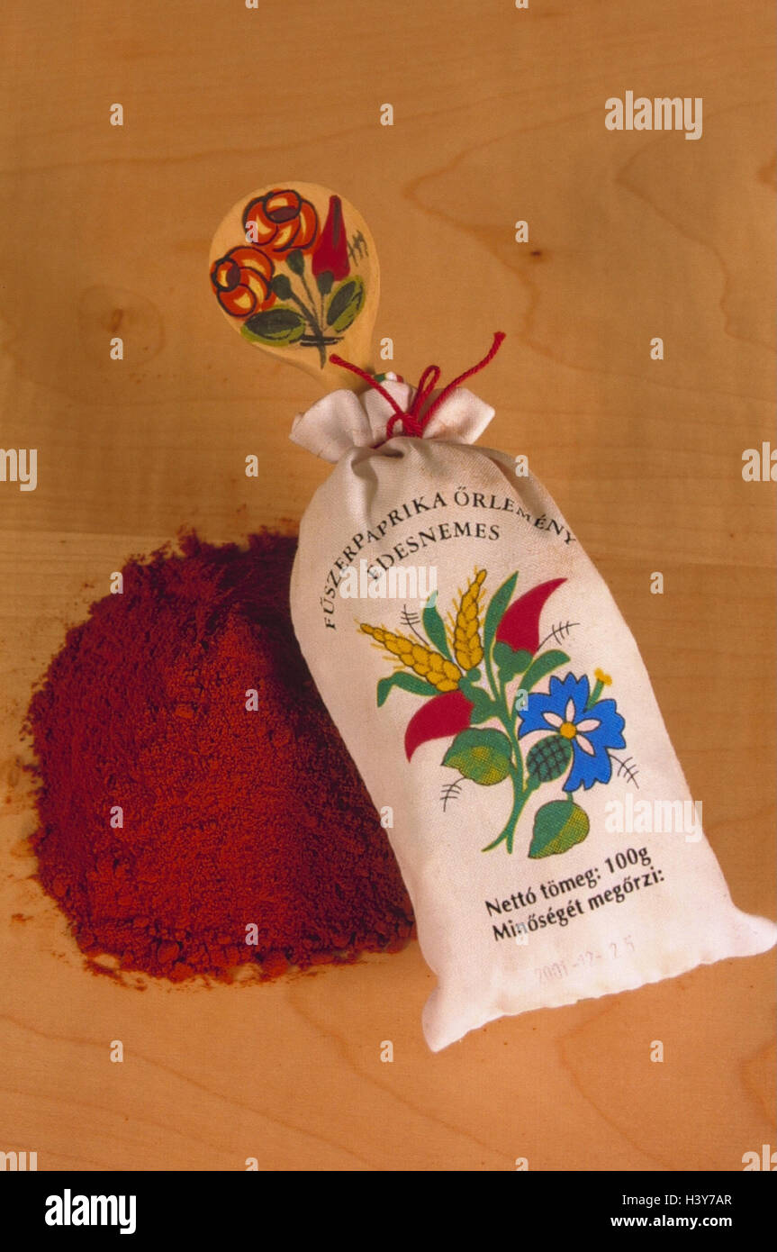 La Hongrie paprika packs sac de substance cuillère en bois de  