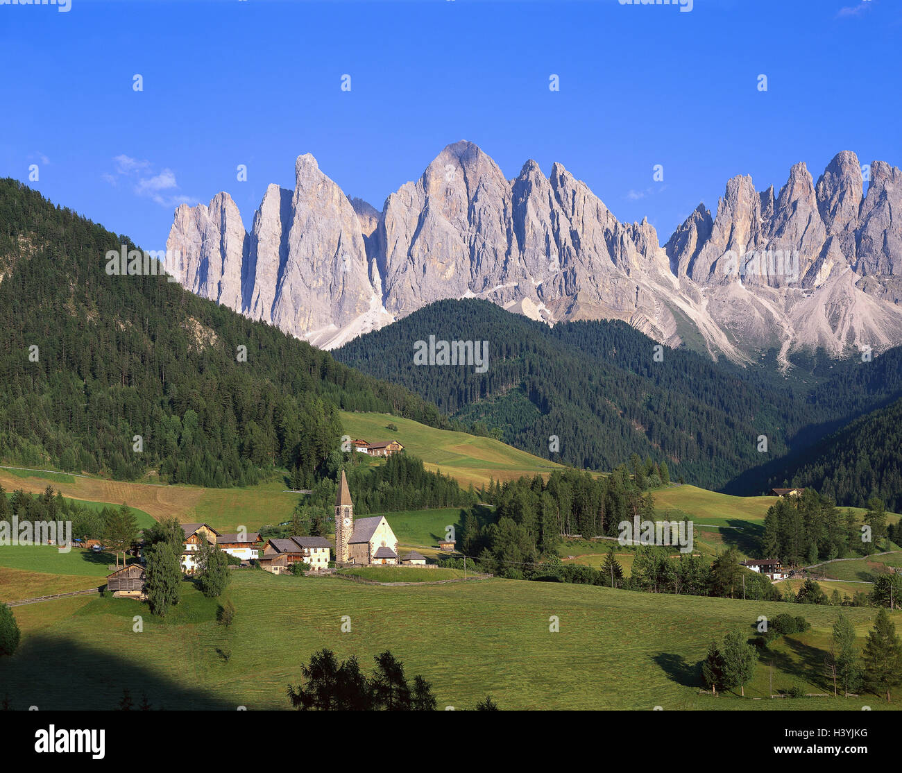 Litalie Le Tyrol Du Sud Villnößtal St Magdalena