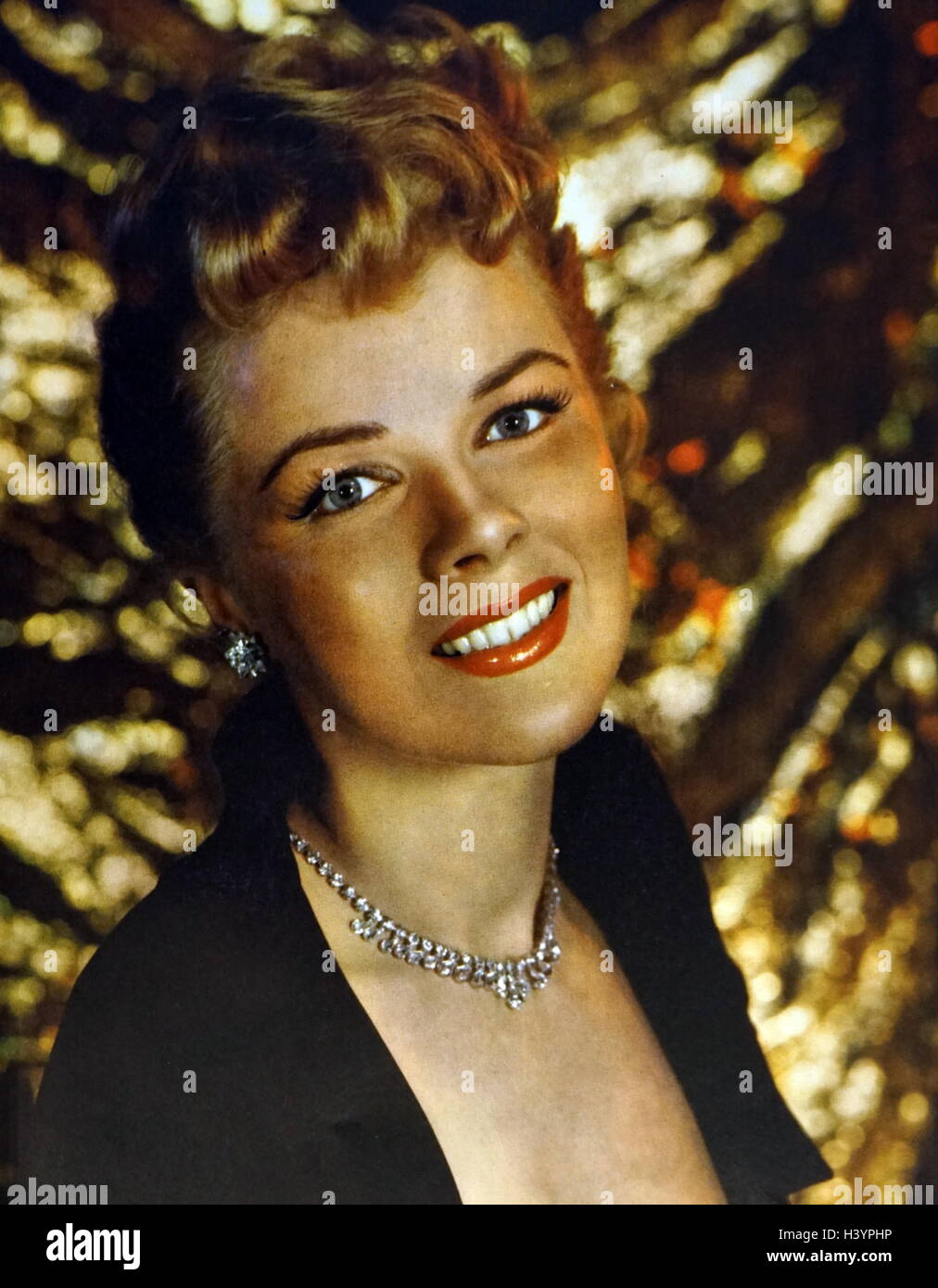 Photo de Sally Forrest (1928-2015) un film américain de la télévision, de la scène et actrice. En date du 20e siècle Banque D'Images