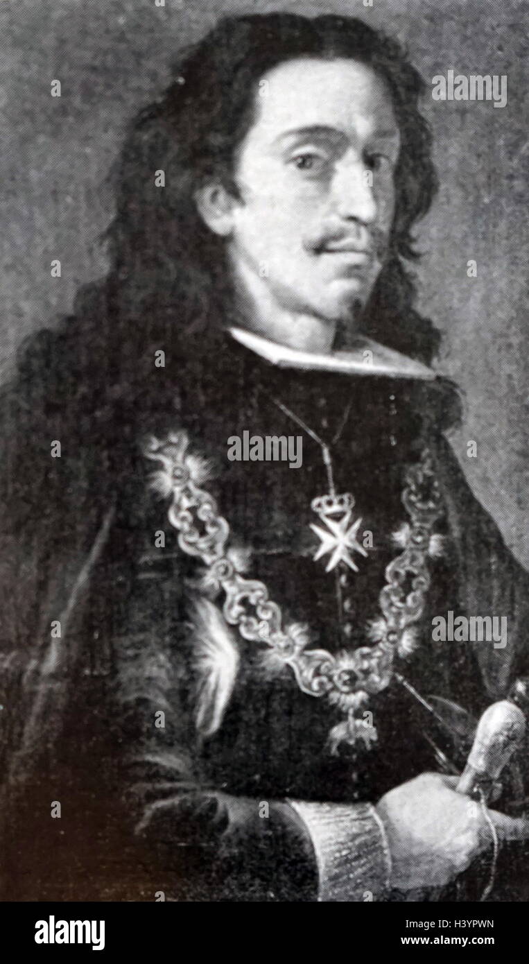 John de l'Autriche (le jeune) (Don Juan José d'Autriche) (7 avril 1629 - 17 septembre 1679) était un général et homme politique espagnol Banque D'Images
