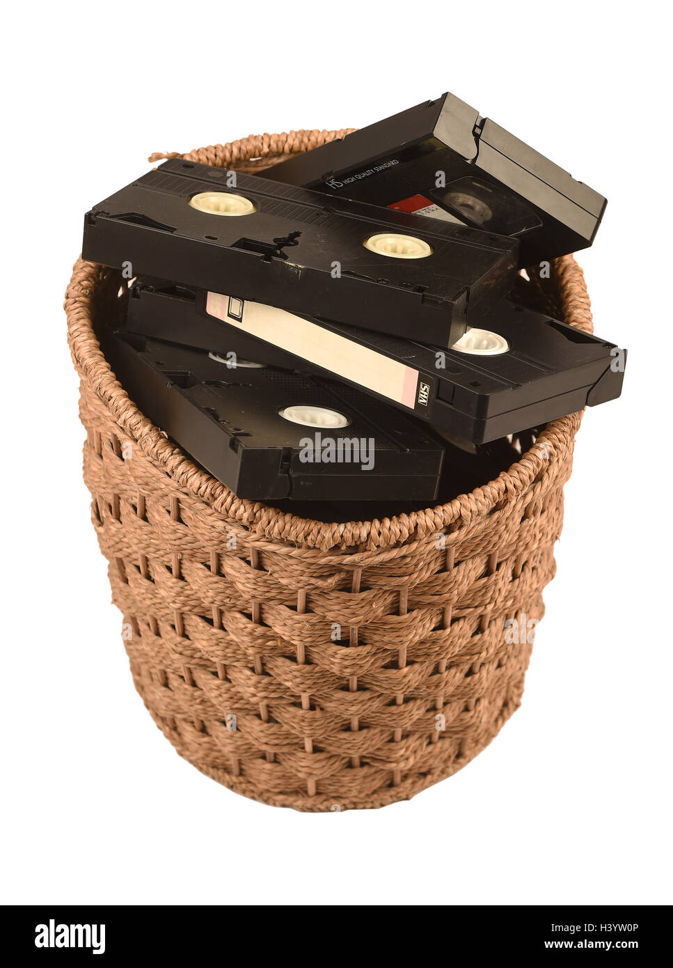 Cassettes VHS, cassette VHS, cut out Banque D'Images