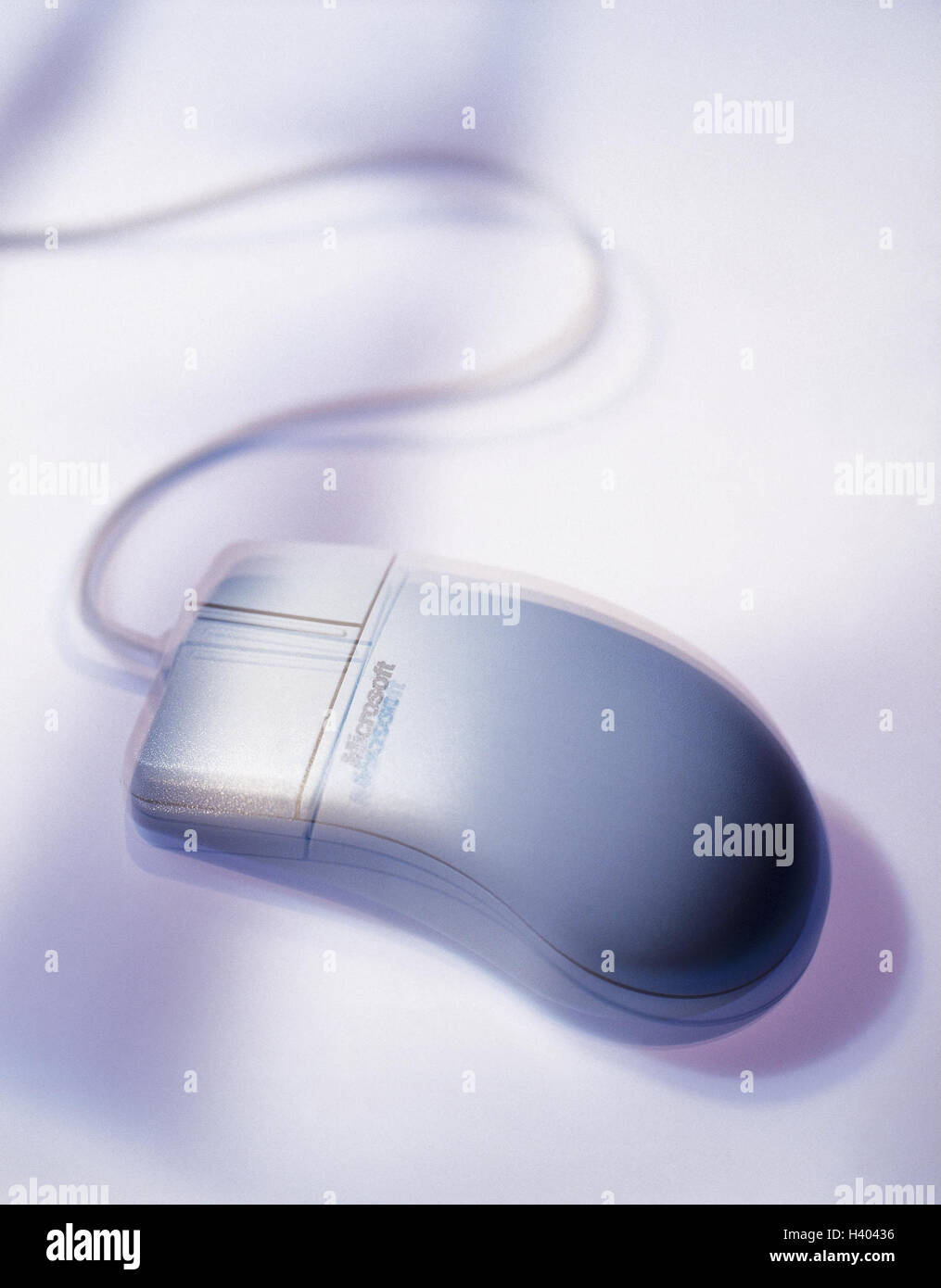 Computermouse, icône, d'entrée, le traitement des données, le matériel, l'équipement périphérique, d'entrée, l'informatique, ordinateur, souris, souris d'ordinateur, câble, accessoires, ordinateur, manipulé, flou Banque D'Images