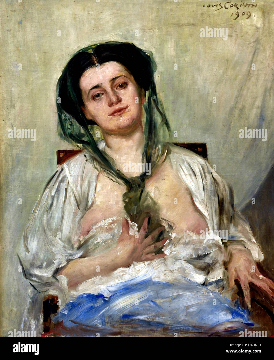Feliz Dia del Amor Donna 1909 (artiste femme ) Lovis Corinth 1858-1925 Allemagne Allemagne Banque D'Images